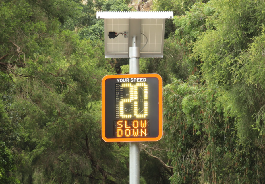 Bicycle Awareness Monitoring Sign